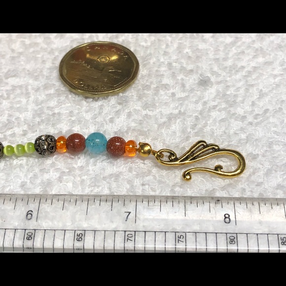 Stunning yellow and orange beaded bracelet - Picture 10 of 10